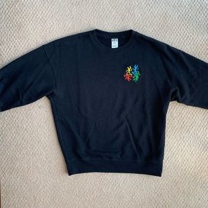 Keith Haring x Uniqlo Black Crewneck